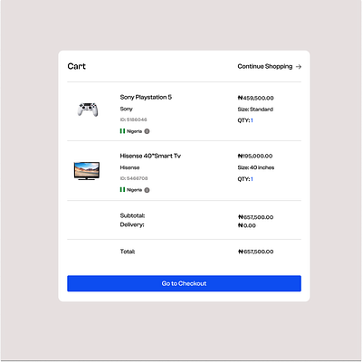 Cart page app design design mobile design ui ux