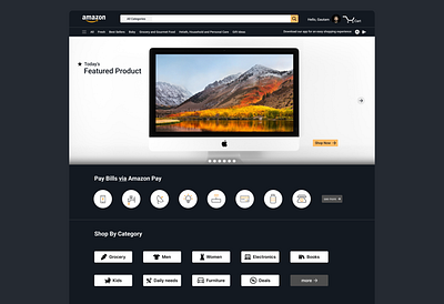 Amazon Re-design ui