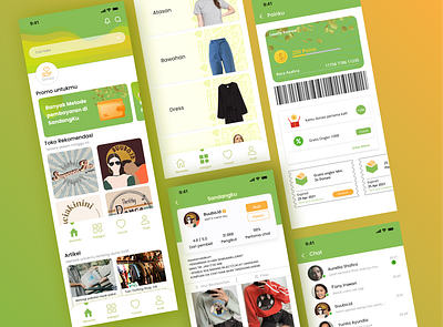 Secondhand App commerce mobile secondhand secondhand thrift thrift ui