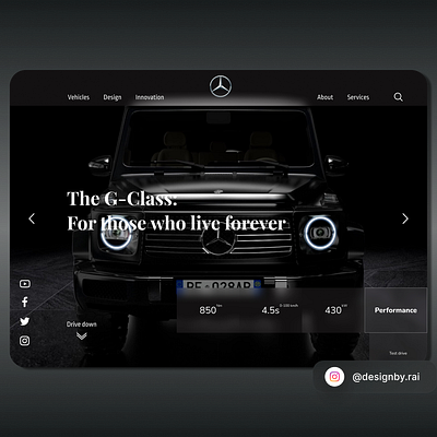 #Exploration - Website Redesign - Mercedes-Benz 3d animation automotive branding car design figma framer graphic design illustration logo mercedesbenz typography ui uidesign uiux ux uxdesign webdesign website