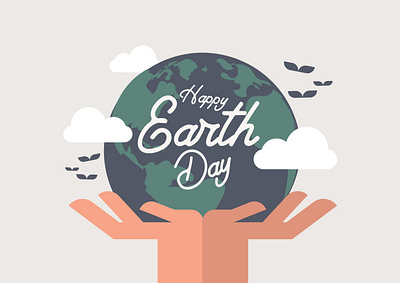 Happy Earth Day Poster Design banner beautiful card conservation design earth earth day environment flat design global graphic design greeting happy earth day illustration planet poster save earth vector world world earth day