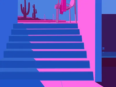 Chair with towel #1 branding design elegant flat design graphic design illustration minimal summer vector