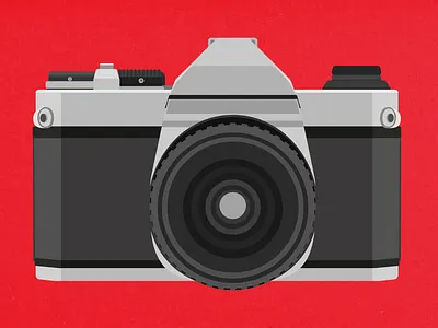 Pentax K1000 Camera Vector [WIP] adobe adobe illustrator camera design digital illustration illustrator k1000 pentax pentax k1000 vector vector art