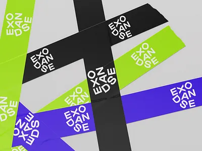 EXODANSE - logotype branding dance danse exodanse festival identity logo logotype tap