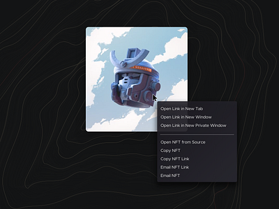 NFT - Right Click Search conceptual nft right click search