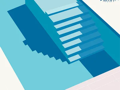 The Pool branding colorful design flat design graphic design illustration inspiration isolation minimal summer vector