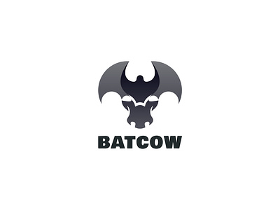 Creative Bat logo Cow logo bat cow bat logo brand identity branding combined logo cow logo creative flat flat logo logo logo design minimal logo minimalist logo modern logo pet logo