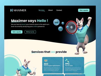 MAXIMER MARKETING SOLUTIONS branding design ui ux