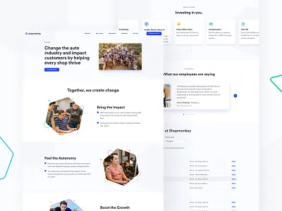 Shopmonkey 🤝 Webstacks branding design ui ux web design