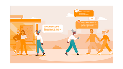 KEOLIS - Illustration campagne branding design graphic design illustration ui