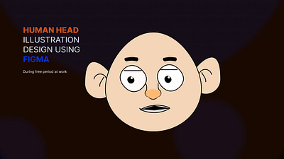 Human Head illustration illustration ui