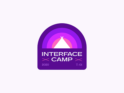 Interface Camp Badges badge brazil interface logo pink purple ui ui design