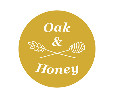 Oak And Honey Logo design graphic design logo