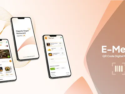 QR code digital menu design ui ux ux design