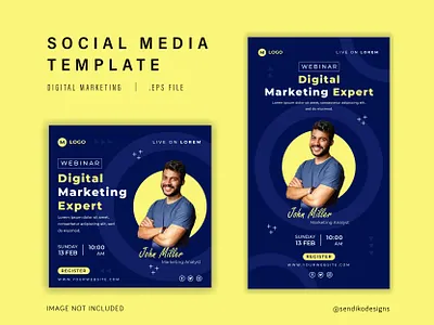 Digital Marketing | Social Media Template | Instagram Template banner design digital digital marketing instagram banner instagram design instagram post instagram template marketing marketing ads modern banner post social media banner social media design social media post social media template webinar webinar design webinar online