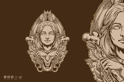 Hunter Girl Illustration boy