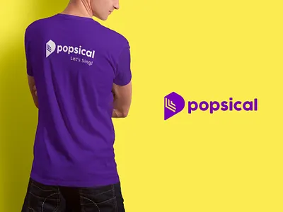 Popsical New Branding brand branding design graphic design karaoke logo sing singapore startup website