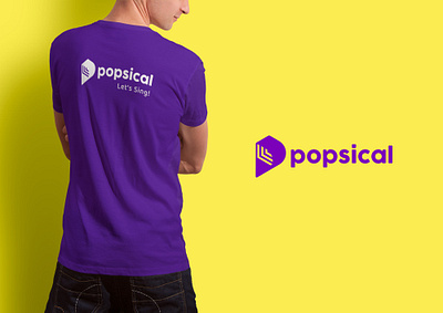 Popsical New Branding brand branding design graphic design karaoke logo sing singapore startup website