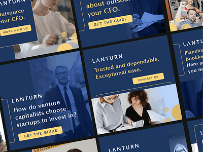 Lanturn | Ad Banners ads business corporate design finance social media