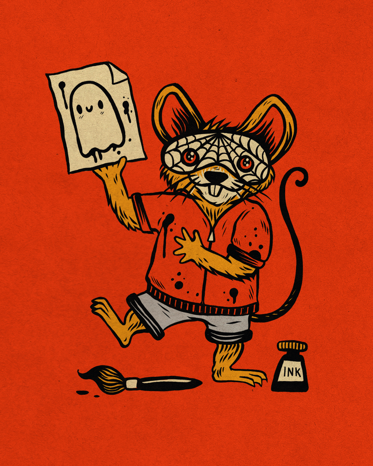 WEENZINE NINE! art cute drawing halloween illustration mouse spooky spoopy trick or trear
