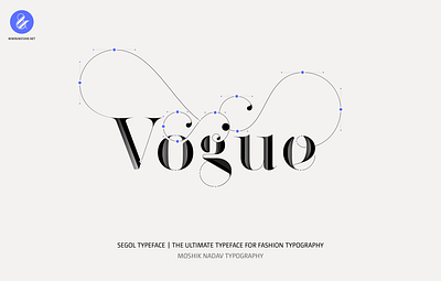 Vogue made with Segol Typeface by Moshik Nadav best fonts 2023 branding contemporary fonts cool logos fashion fonts fashion logos fashion magazine fonts fashion magazine typeface fashion typeface fashion typography graphic design logo moshik nadav must have fonts 2023 segol typeface sexy logos vogue fonts vogue logo vogue typeface vogue typography