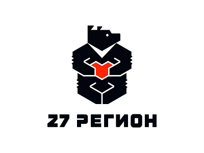 27 РЕГИОН 27 герб край медведь регион россия сердце хабаровский