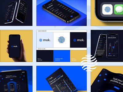 Mok - Logo And Brand Identity bitcoin blockchain brand brand identity branding branding agency branding and identity branding concept crypto crypto app cryptocurrency identity identity branding logo logodesign logotype mark modern logo symbol visual identity