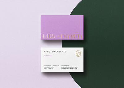 Haus of Divinity | Branding brand design branding branding guidelines feminine gold branding jewelry brand jewelry branding jewelry packaging logo logo design purple brand web design
