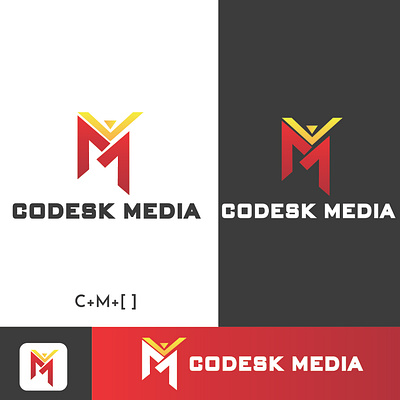 Codesk Media Logo Design advert branding design freelance graphicdesigner hire leaflet design logo logodesign software