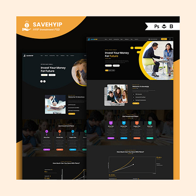 SaveHyip | HYIP Investment Business Website HTML5 Template