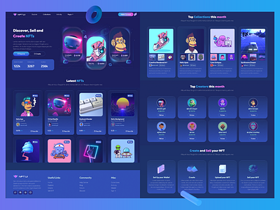 Nft marketplace template crypto gaming html metaverse nft template ui webdesign