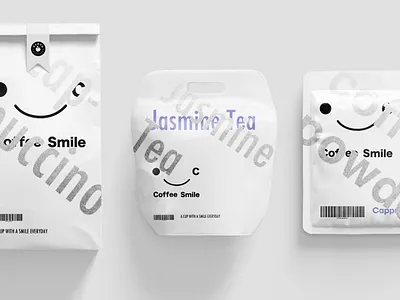 Coffee smile package design package design vi