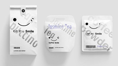 Coffee smile package design package design vi