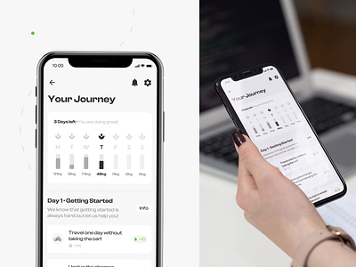 Journey Card Component branding button card clean design duolingo figma graphic design illustration input journey landing logo process steps ui