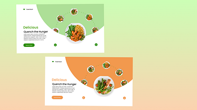 Food Ordering Website design ui