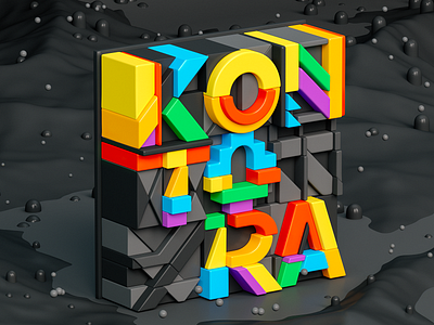 Kontora (illustrator agency) 3d agency b3d blender blender3d branding cinema4d color design illustration logo lowpoly meta metaverse nft render