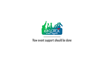 Ekotoi Event Support logo animation 2d 2d animation 2d logo 3d animation branding flat flat logo graphic design logo logo animation minimal minimalistic motion motion graphics vector