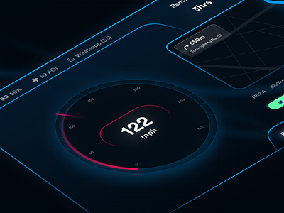 Digital HMI Car Dashboard Cluster UI Design automative design car ui cluster hardware ui hmi infotainment ui interface product design software design ui user experience