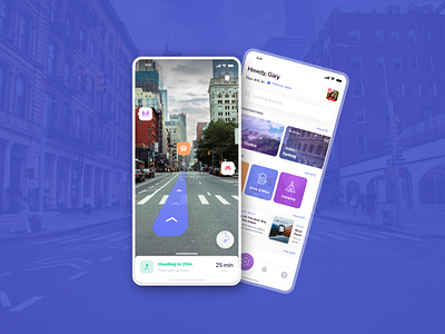 AR Travel Experience application ar arvr augmented augmentedreality design guide mobile app design travel ui ui design uiux virtual experience virtual reality vr