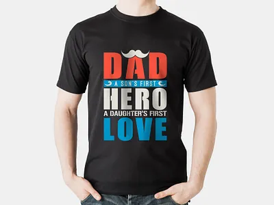 Father’s Day T-shirt Design branding dad t shirt design design father t shirt design graphic design illustration logo tee ui vector
