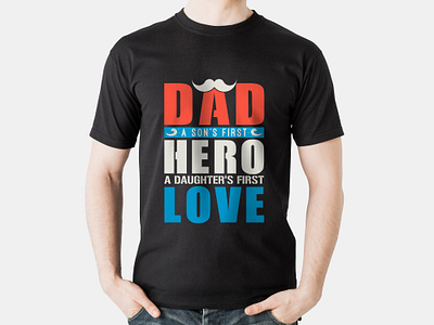 Father’s Day T-shirt Design branding dad t shirt design design father t shirt design graphic design illustration logo tee ui vector