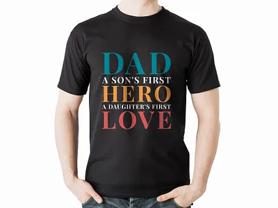 Father’s Day T-shirt Design branding dad t shirt design design father t shirt design graphic design illustration logo tee ui vector