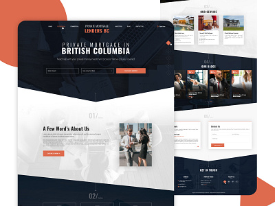 Wbsite Home Page Mockup