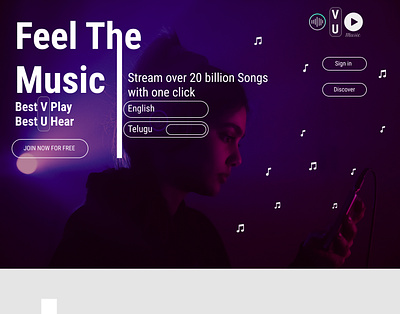 Design of Music Application branding entertainment graphic design illustration logo music ui vector