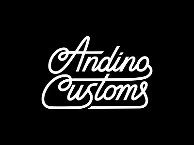 Andino Custom calligraphy custom custom van customtype customtypography graphic design handlettering lettering logo logotype typography