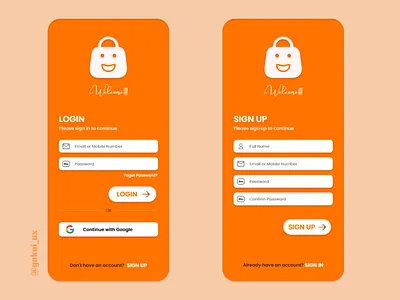 Daily UI Challenge (Login Screen Design) 001 dailyui