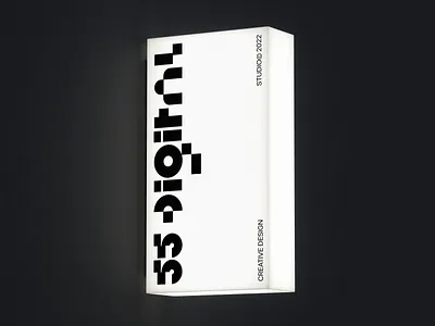 55_Digital agency branding creative digital logo logo designer logomark logos simple studio typography wordmark