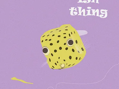 Ish Thing design fish illustration poster vector