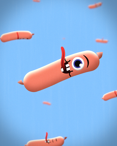 Sausage? character characterdesign illustration illustrator sausage