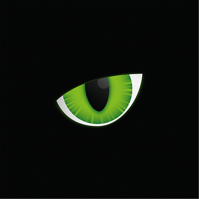 Black panther eye character graphic design illustration illustrator logodesign